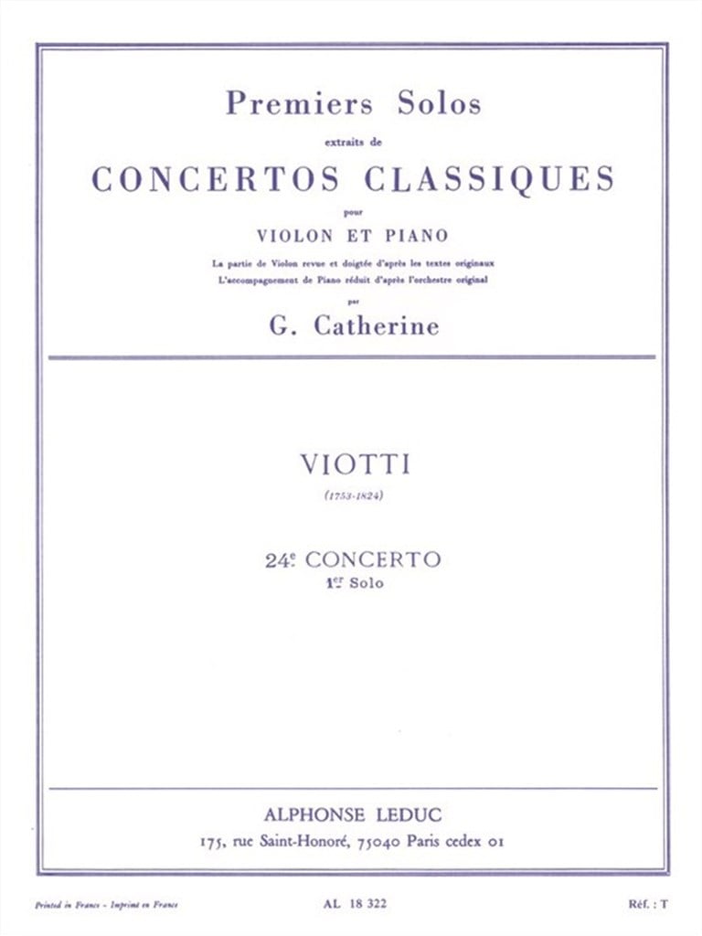 Premiers Solos Extraits de Concertos Classiques